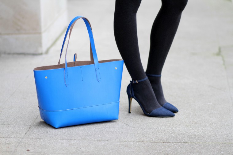 j crew leather bag