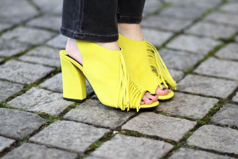 eram x menudier sandales jaune franges