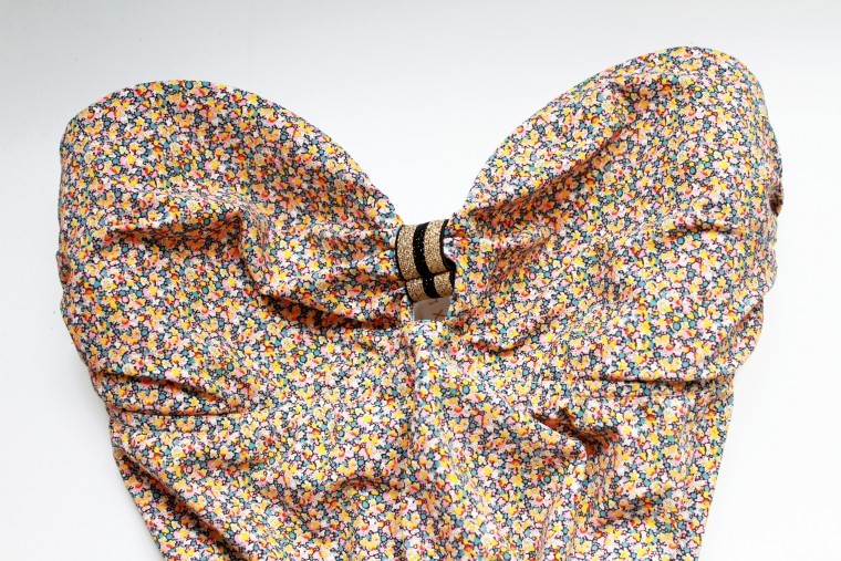 liberty swimsuit + pineapple + flowers