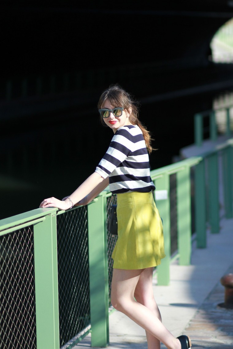 IMG_the brunette blog mode paris stripes yellow8830