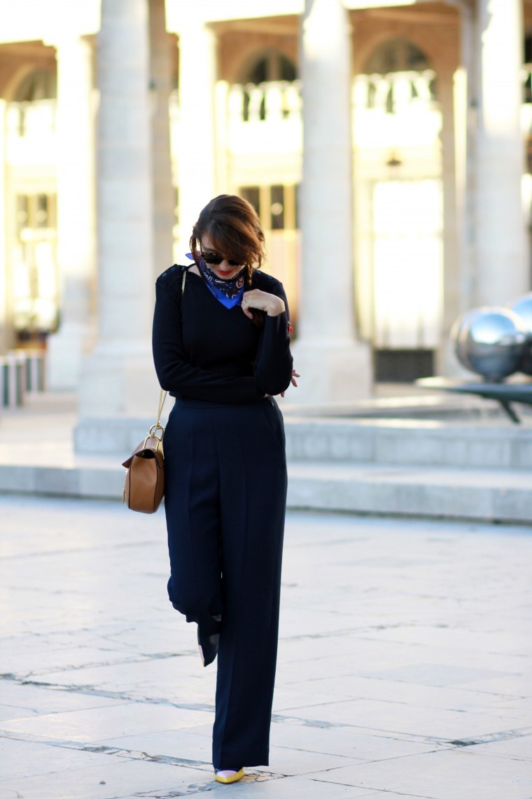 the brunette claudie pierlot x saint james