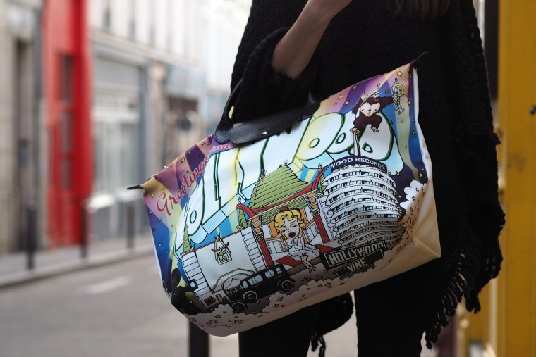 The Brunette - Jeremy Scott Longchamp bag