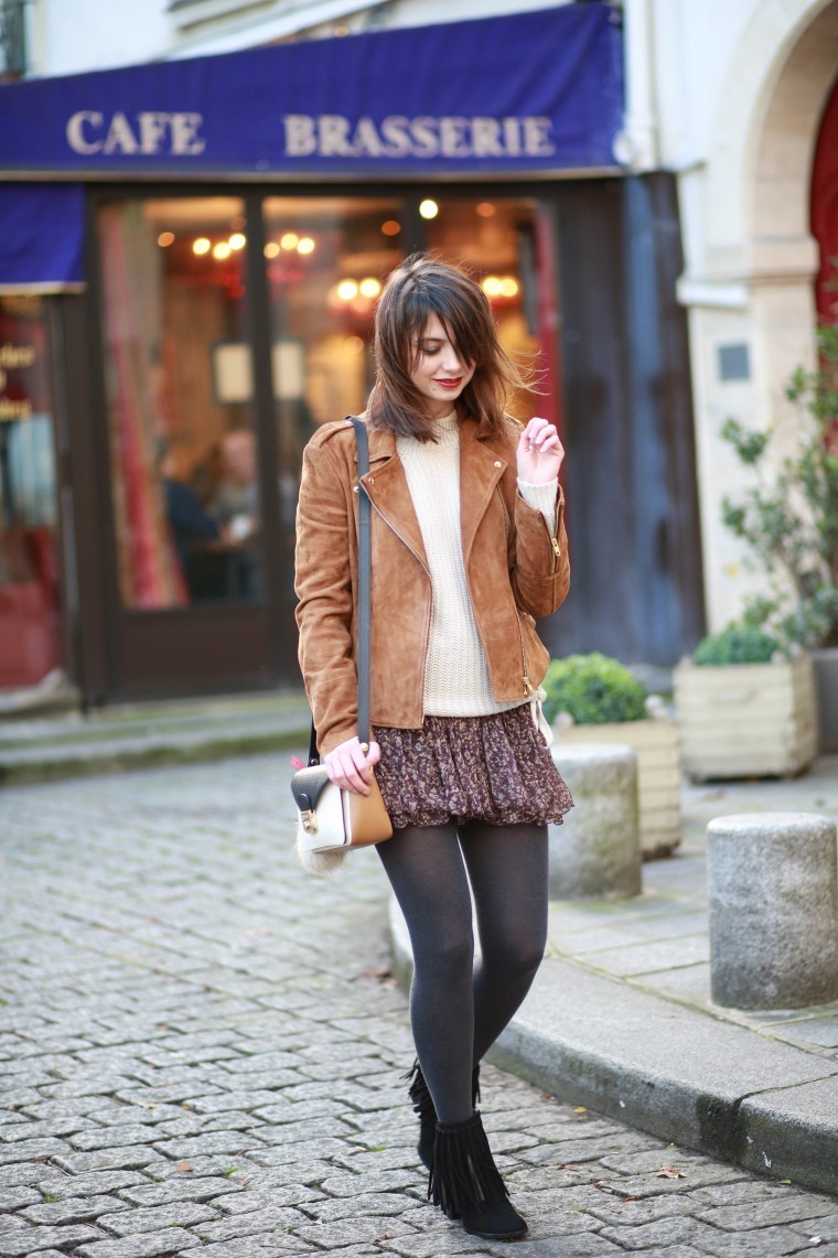Folk but urban outfit - The brunette 3