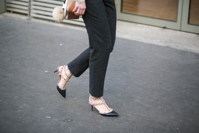 rockstud heels - the brunette