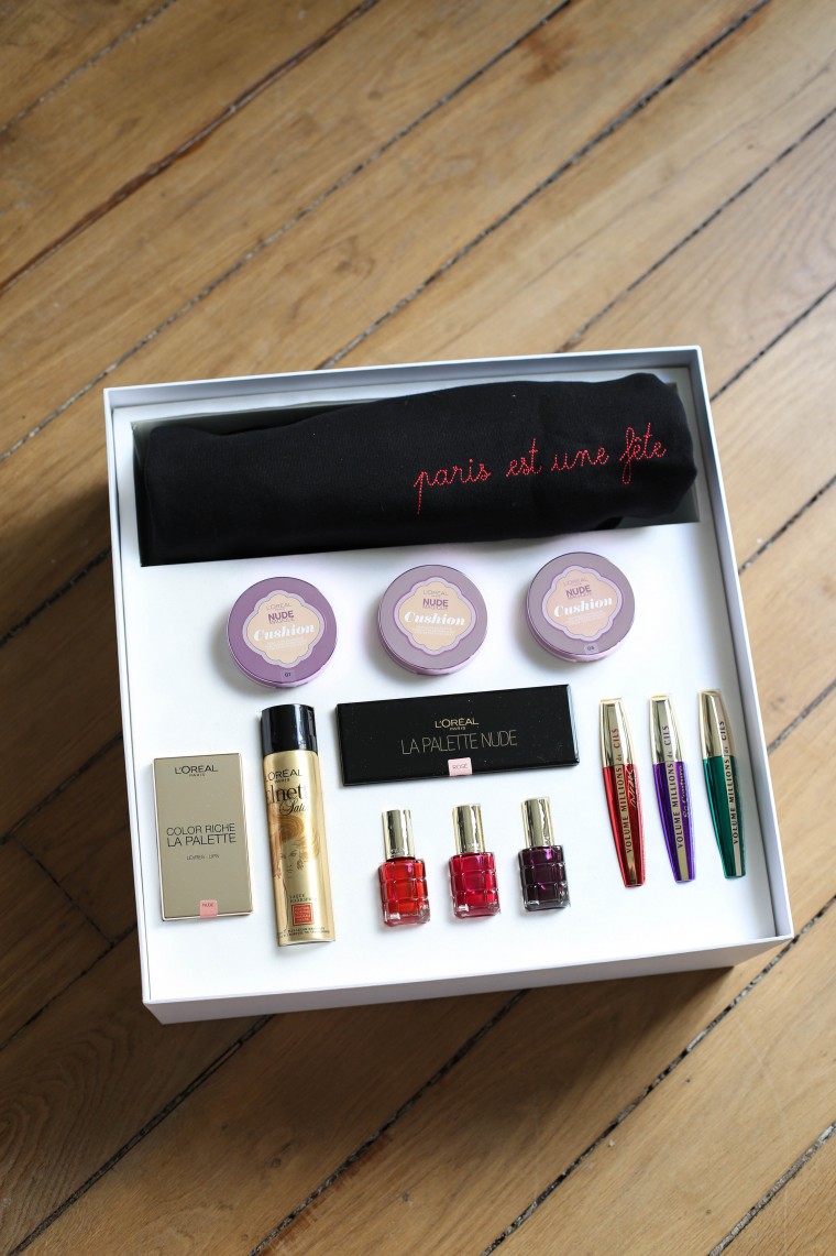 kit loreal paris cannes - The Brunette blog mode beaute Paris