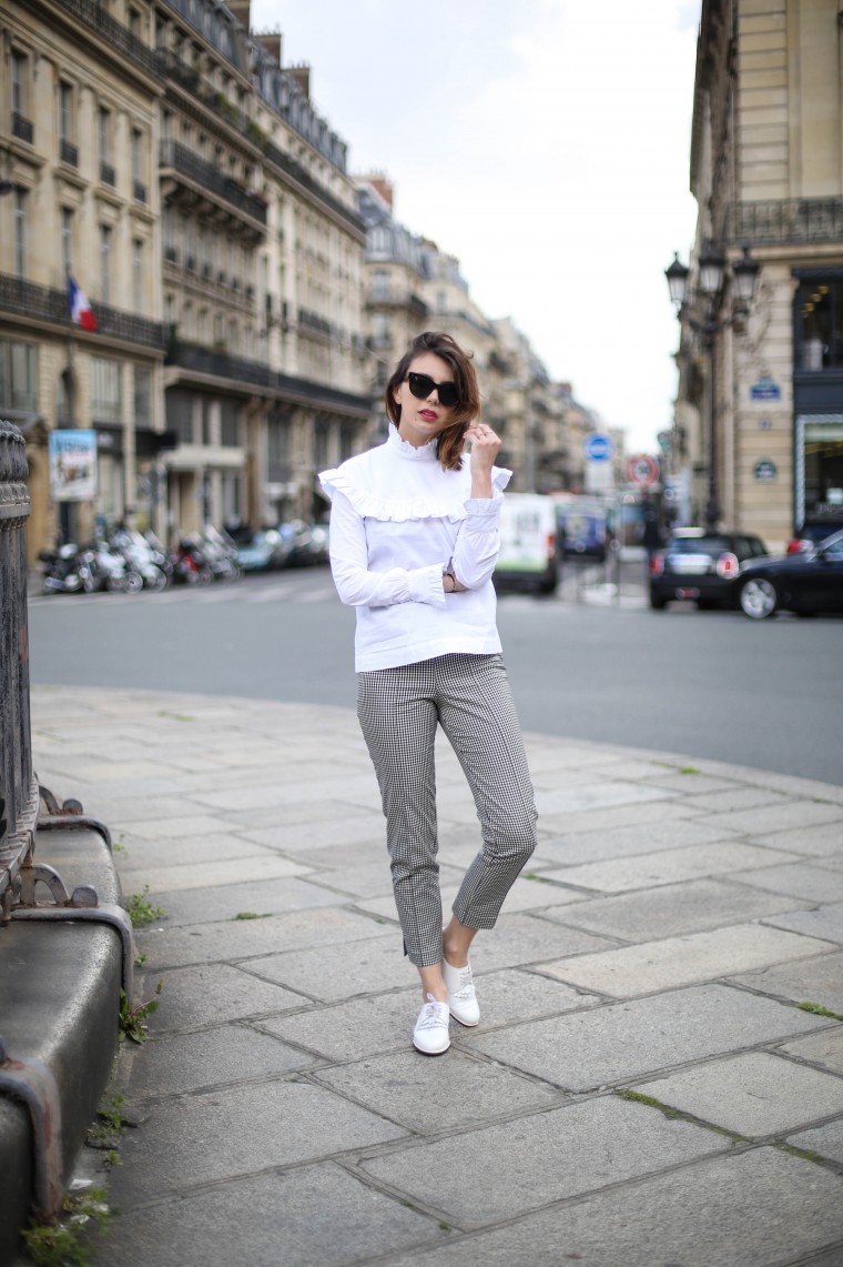 look alexa chung marks and spencer blanc - the brunette french fashion blog