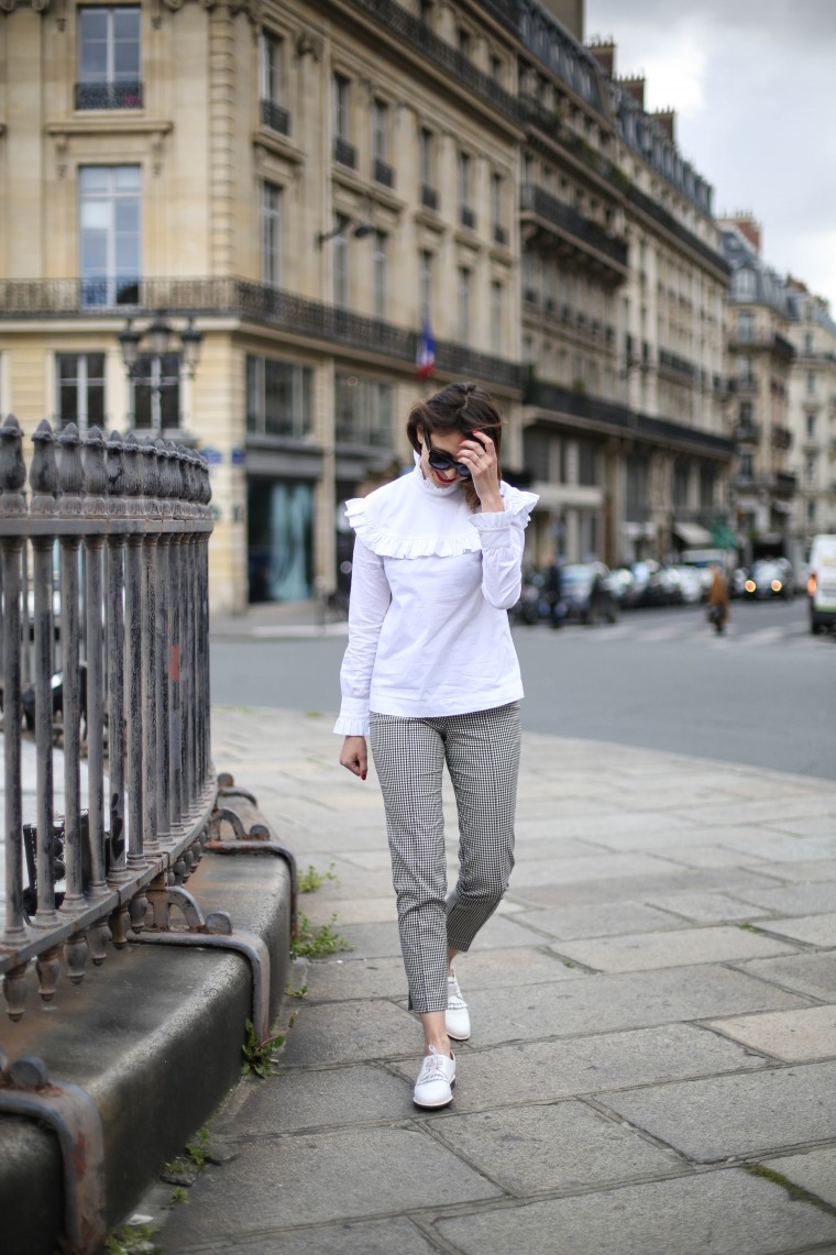 look alexa chung marks and spencer blanc - the brunette french fashion blog 6