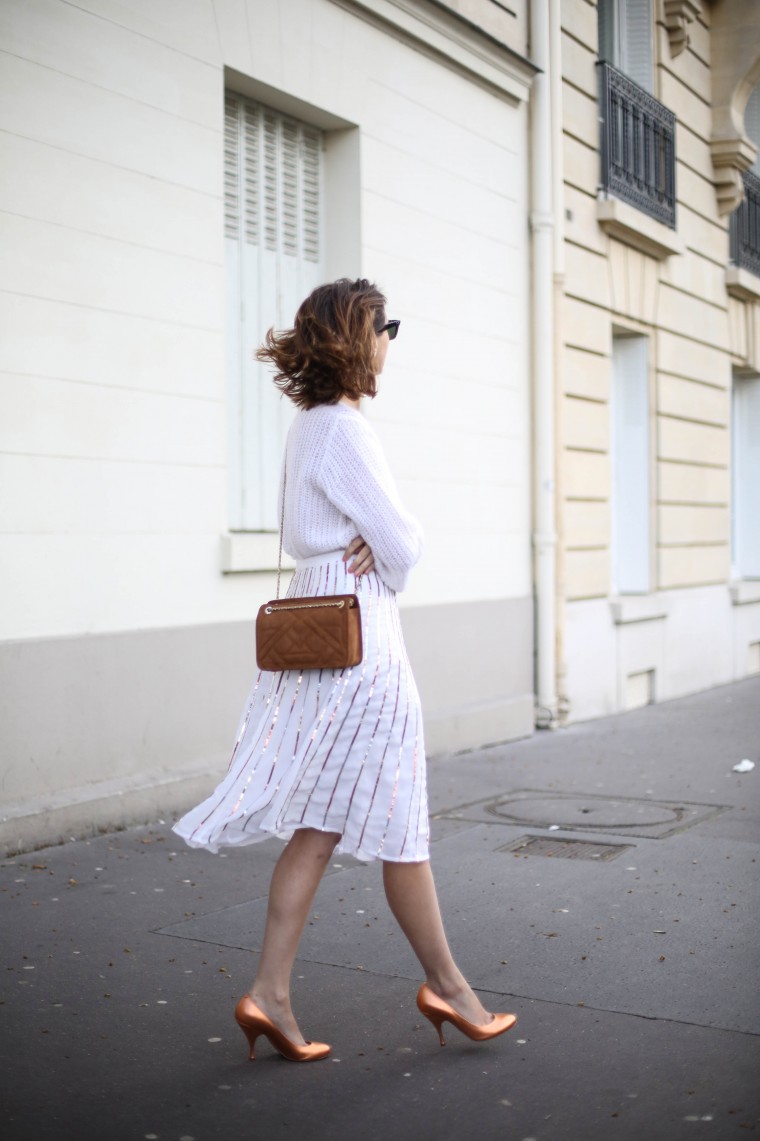 look blanc sezane majexclusive jupe - the brunette blog mode paris 3