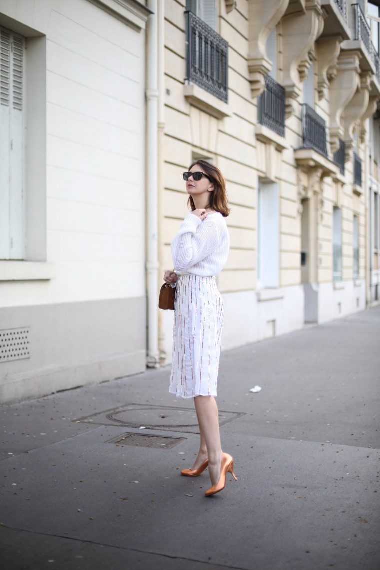 look blanc sezane majexclusive jupe - the brunette blog mode paris 4