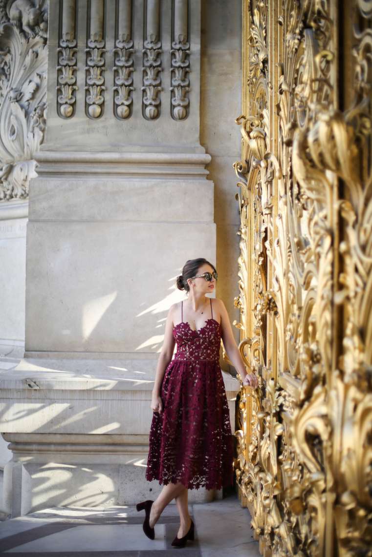 look-self-portrait-burgundy-dress-the-brunette-blog-mode-paris-3