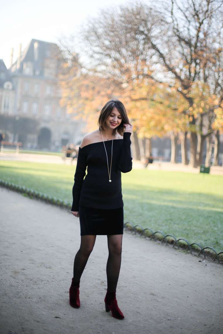 look-noel-minelli-boots-velours-tenue-grossesse-the-brunette-blog-mode-paris-5