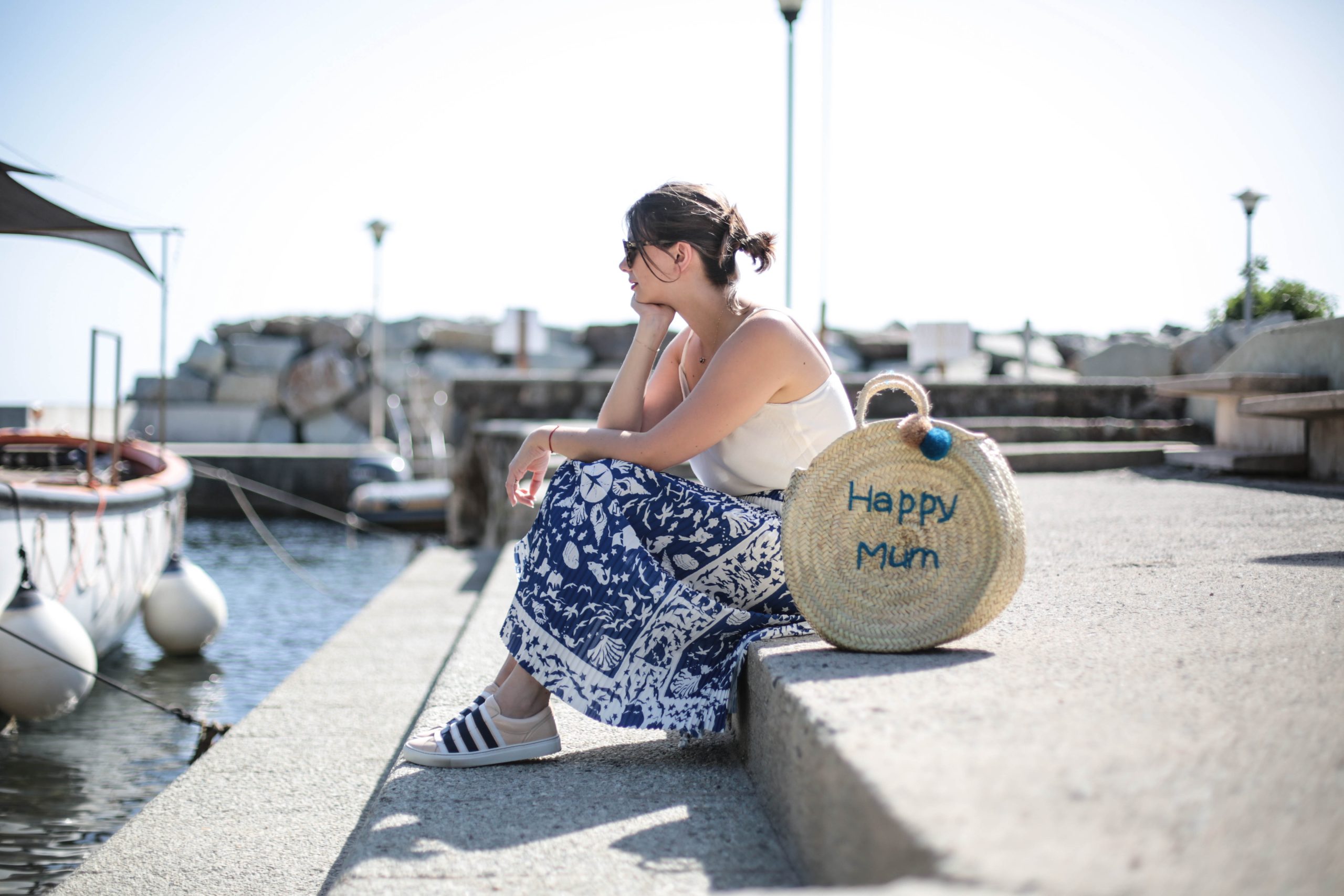 the brunette blog mode francais look estival cote d azur happy mum-7
