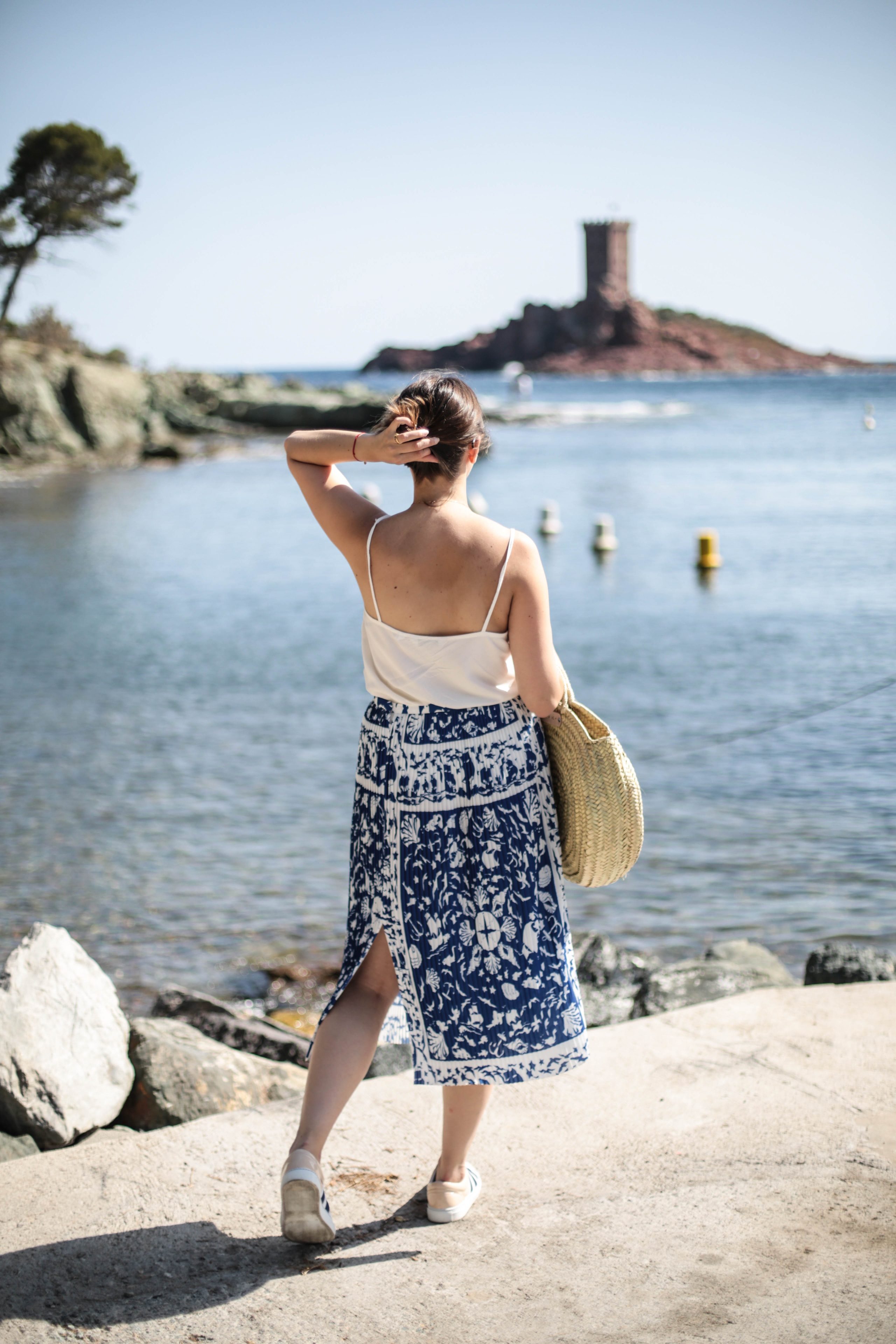 the brunette blog mode francais look estival cote d azur happy mum