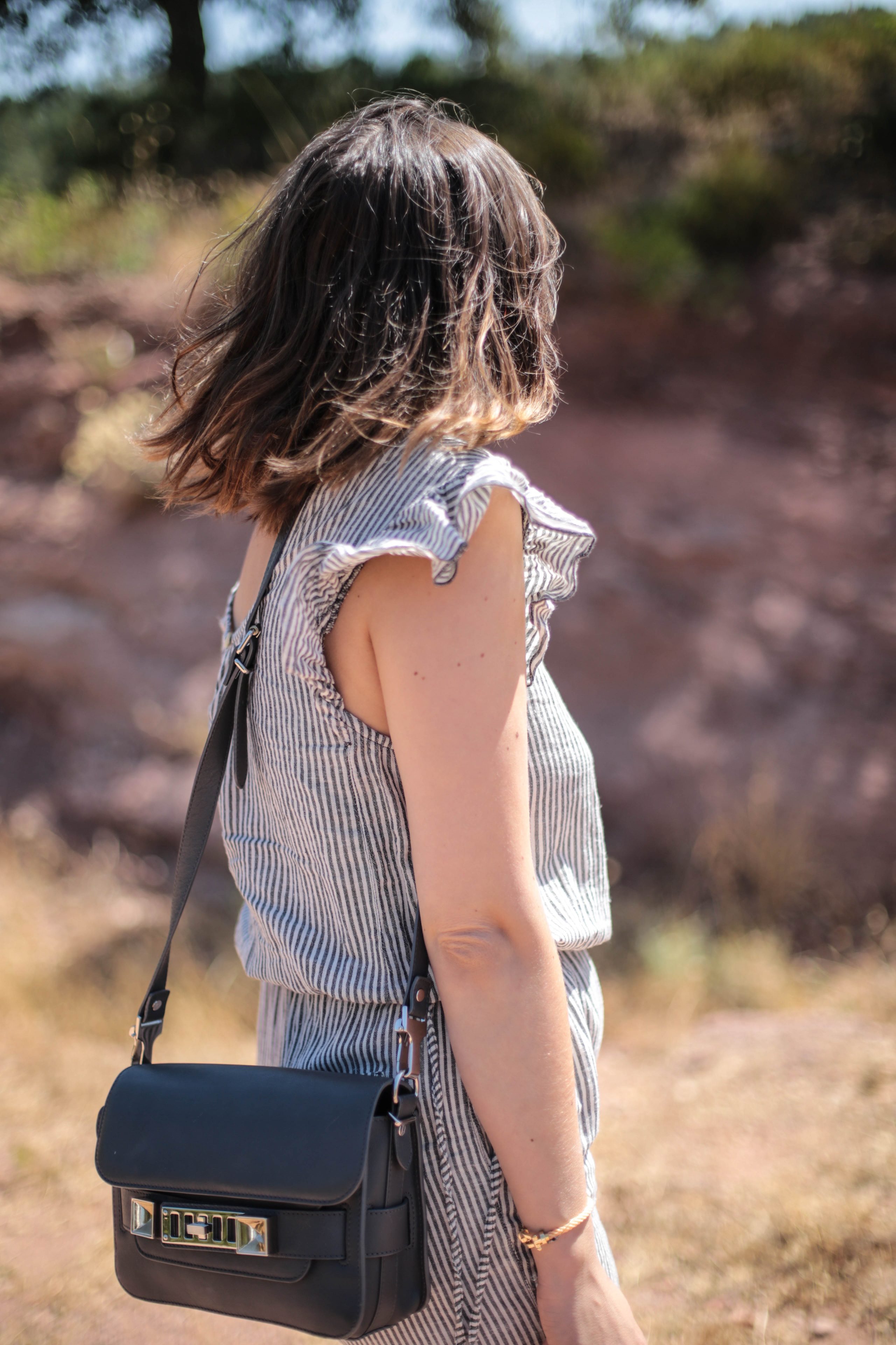 the brunette blog mode francais look estival esterel combinaison leon and harper